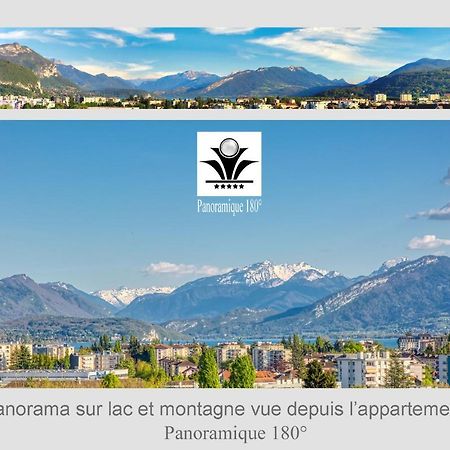 Panoramique 180 Lac Et Montagne Et Nid Secret Spa Romantique Анси Екстериор снимка