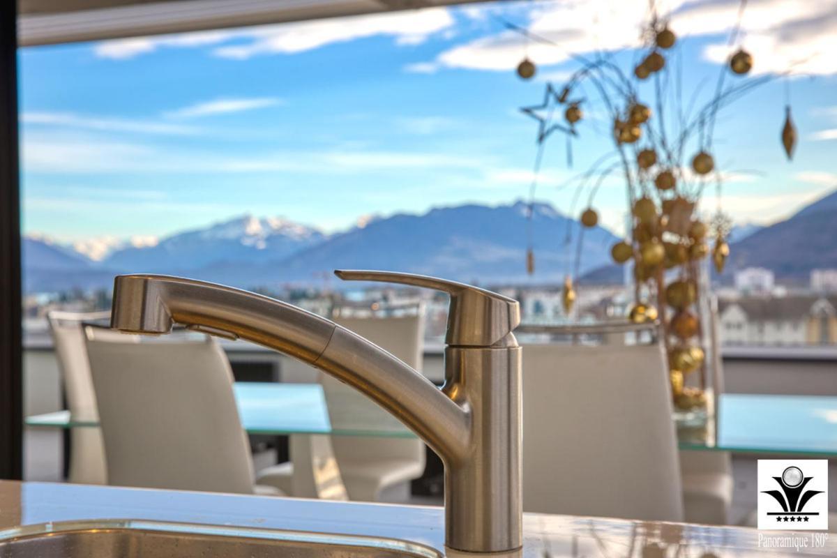 Panoramique 180 Lac Et Montagne Et Nid Secret Spa Romantique Анси Екстериор снимка